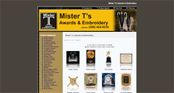 Desktop Screenshot of mrtsawardsandembroidery.com